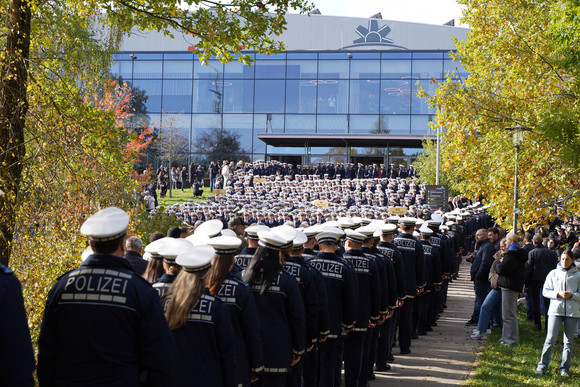 Zweite Zentrale Vereidigungsfeier der Polizei Baden-Württemberg