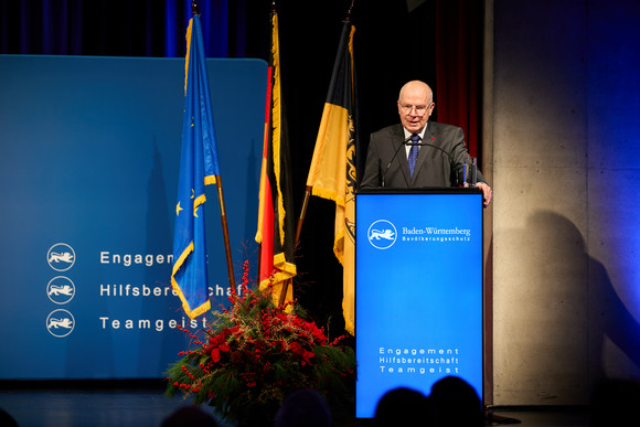 Feierstunde zur Auszeichnung ehrenamtsfreundlicher Arbeitgeber im Bevölkerungsschutz