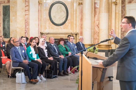 Empfang der Landesregierung zum Fastenbrechen im Ramadan (Iftar).Dienstag, 12. Juni 2018, 20.00 Uhr, im Neuen Schloss in Stuttgart