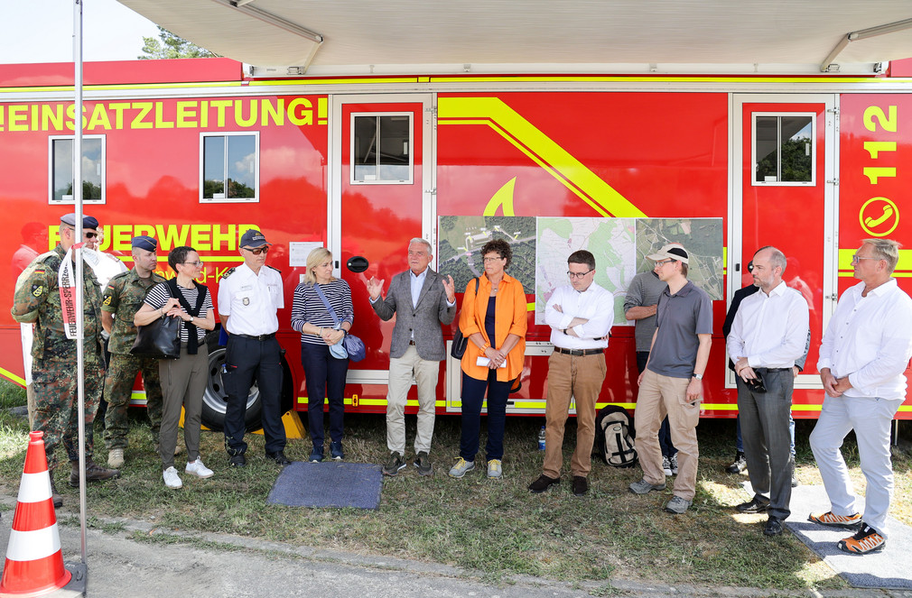 Katastrophenschutzübung in Külsheim