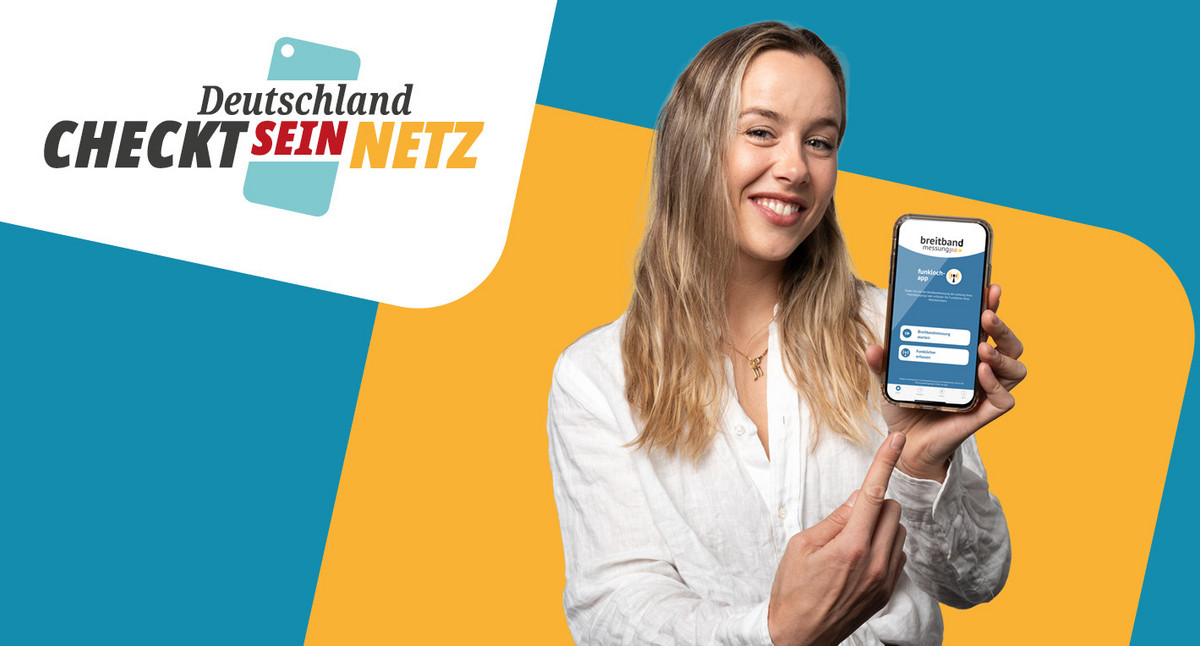 Bundesweite Mobilfunk-Messwoche Deutschland checkt sein Netz