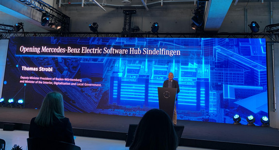Eröffnung des Electric Software Hubs in Sindelfingen 