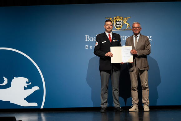 Bevölkerungsschutz Verleihung des Bevölkerungsschutz-Ehrenzeichens Verleihung Bevölkerungsschutz-Ehrenzeichen 2025
