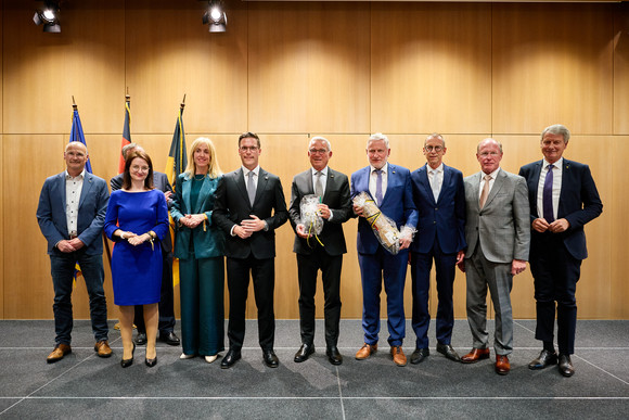 Feierlicher Empfang im Innenministerium für Innenminister Manuel Hagel
