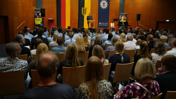 Polizei Weitere Verstärkung für die Polizei Baden-Württemberg Verabschiedung in Herrenberg, 27. August 2025
