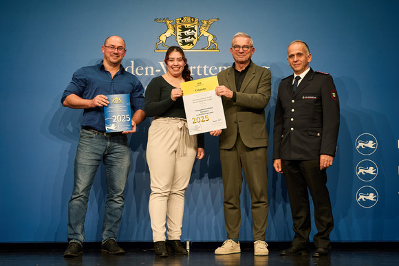 Feierstunde zur Auszeichnung ehrenamtsfreundlicher Arbeitgeber im Bevölkerungsschutz