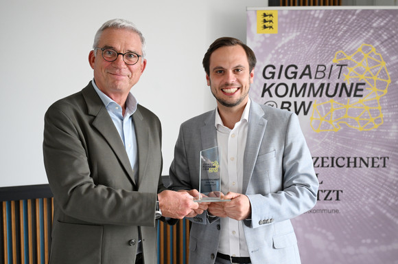 Verleihung Gigabitkommune@BW
