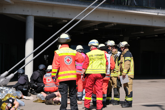 Großübung MHP Arena