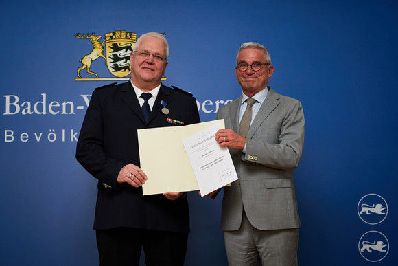 Verleihung des Bevölkerungsschutz Ehrenzeichen