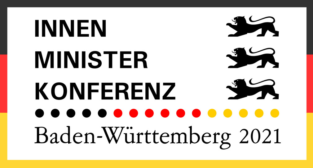 Logo der Innenministerkonferenz (IMK) 2021 mit Vorsitz von Baden-Württemberg.