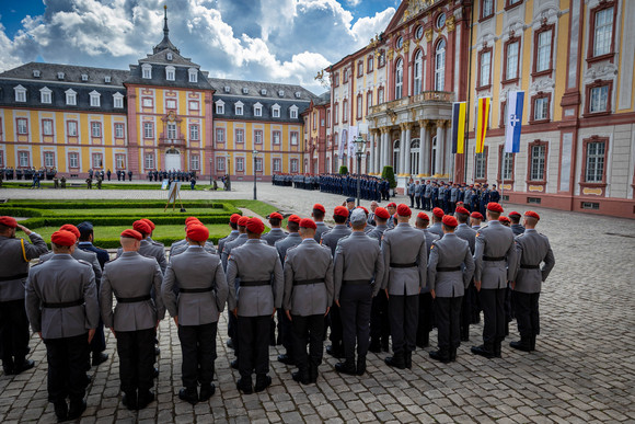 Bundeswehr Feierliches Gelöbnis in Bruchsal