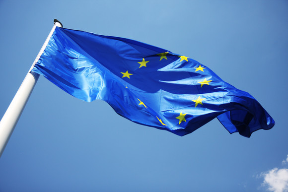 Brexit Land hisst europäische Flagge auf der Villa Reitzenstein Auf dem Dach der Villa Reitzenstein, dem Amtssitz des baden-württembergischen Ministerpräsidenten, weht die Fahne der Europäischen Union.