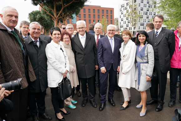 Zahlreiche Ehrengäste kamen zur Eröffnung der Bundesgartenschau 2019 nach Heilbronn.