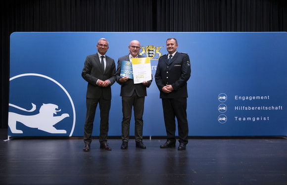 Ehrenamt Auszeichnung ehrenamtsfreundliche Arbeitgeber Kuppenheim Bevölkerungsschutz Auszeichnung