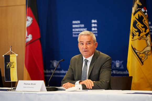 Pressekonferenz der Herbstsitzung der Innenministerkonferenz 