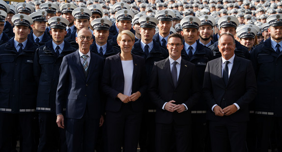 Zweite Zentrale Vereidigungsfeier der Polizei Baden-Württemberg