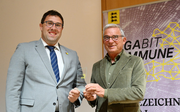 Verleihung Gigabitkommune@BW