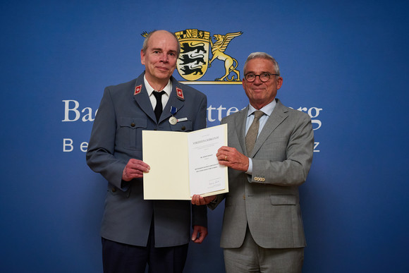 Verleihung des Bevölkerungsschutz Ehrenzeichen