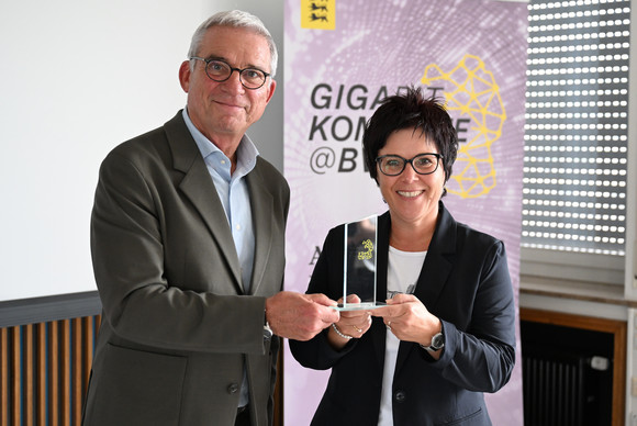 Verleihung Gigabitkommune@BW