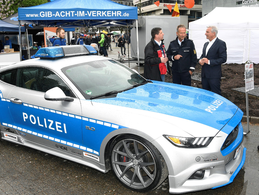 Innenminister Thomas Strobl beim Landestag der Verkehrssicherheit 2017