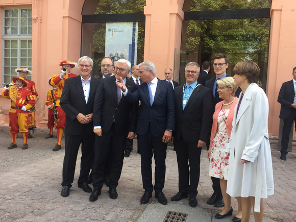 Impressionen des Besuch des Bundespräsidenten Frank Walter Steinmeier in Baden-Württemberg - Impressionen des Bundespräsidenten mit Minister Strobl 