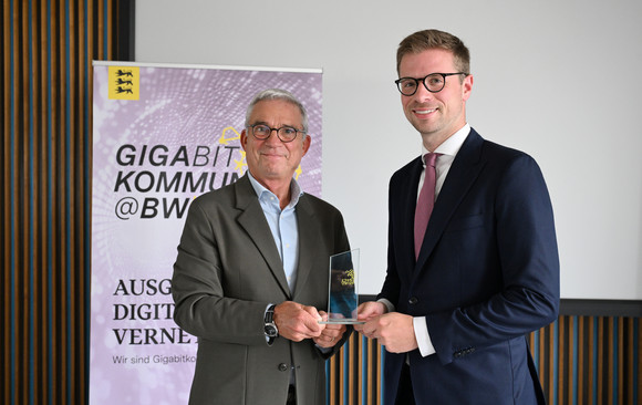 Verleihung Gigabitkommune@BW