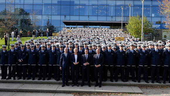 Zweite Zentrale Vereidigungsfeier der Polizei Baden-Württemberg