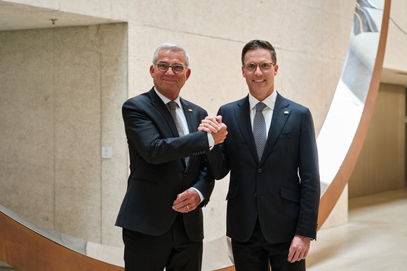 Feierlicher Empfang im Innenministerium für Innenminister Manuel Hagel