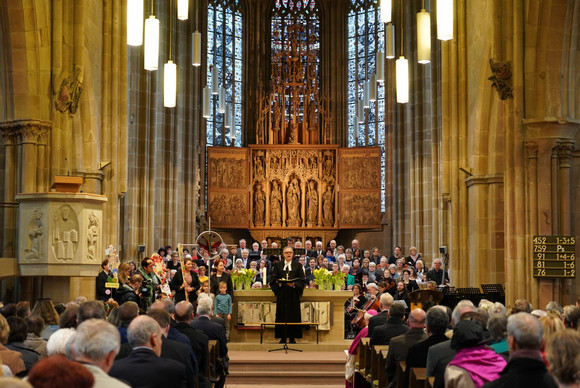 Eröffnungsgottesdienst der Bundesgartenschau 2019 in Heilbronn.