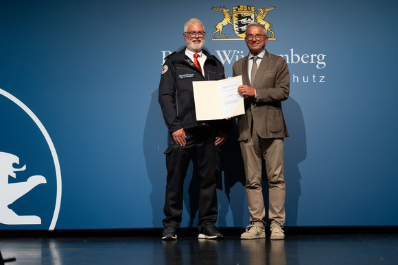 Bevölkerungsschutz Verleihung des Bevölkerungsschutz-Ehrenzeichens Verleihung Bevölkerungsschutz-Ehrenzeichen 2025