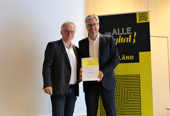 Digitalisierung Förderung des Breitbandausbaus Übergabe der Breitbandförderbescheide im Innenministerium am 05.05.2025