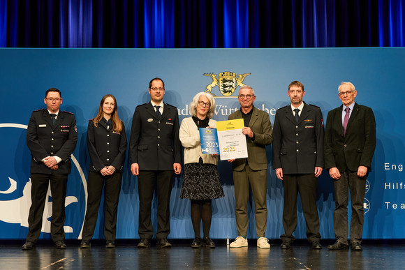 Feierstunde zur Auszeichnung ehrenamtsfreundlicher Arbeitgeber im Bevölkerungsschutz