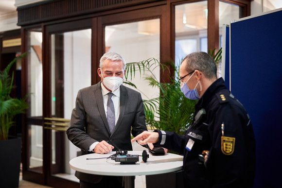 Herbstsitzung der Innenministerkonferenz Funkspruch für die Polizei