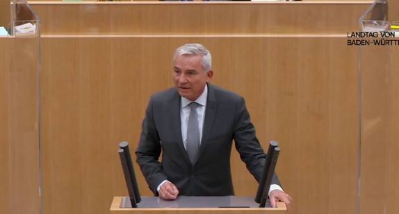 Landtag, Innenminister Thomas Strobl
