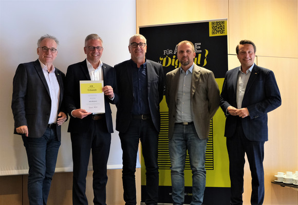 Digitalisierung Förderung des Breitbandausbaus Übergabe der Breitbandförderbescheide im Innenministerium am 05.05.2025