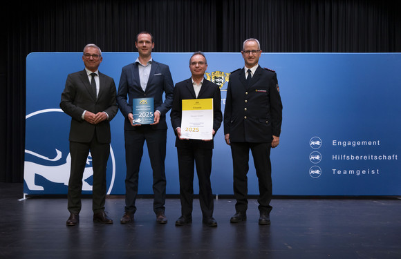 Ehrenamt Auszeichnung ehrenamtsfreundliche Arbeitgeber Kuppenheim Bevölkerungsschutz Auszeichnung