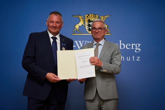 Verleihung des Bevölkerungsschutz Ehrenzeichen