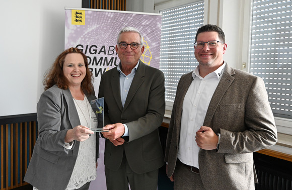 Verleihung Gigabitkommune@BW