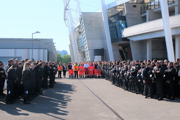 Großübung MHP Arena