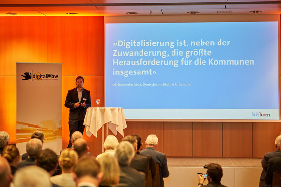 Preisverleihung Digitale Zukunftskommune BW. Fotograf Steffen Schmid