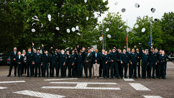 Polizei Weitere Verstärkung für die Polizei Baden-Württemberg Verabschiedung in Lahr, 28. August 2025
