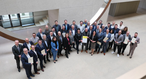 Breitbandübergabe im Innenministerium, Gruppenbild