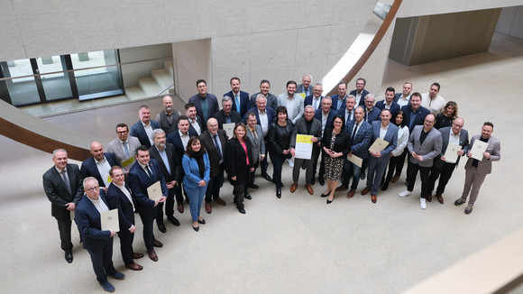 Breitbandübergabe im Innenministerium, Gruppenbild