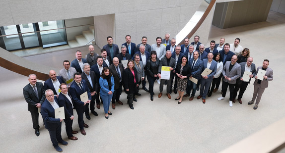 Breitbandübergabe im Innenministerium, Gruppenbild