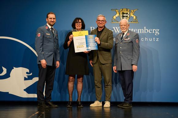 Feierstunde zur Auszeichnung ehrenamtsfreundlicher Arbeitgeber im Bevölkerungsschutz