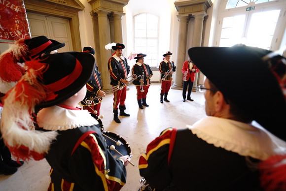 Stv. Ministerpräsident Thomas Strobl empfängt die Karneval- und Fasnachtsvereine des Landes im Neuen Schloss.