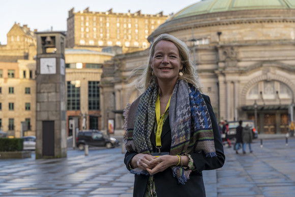 Auslandsreise Delegationsreise nach Schottland und England Umweltministerin Thekla Walker in Edinburgh