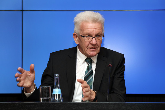 Pressekonferenz Think Tank „Industrielle Ressourcenstrategien“ Ministerpräsident Winfried Kretschmann