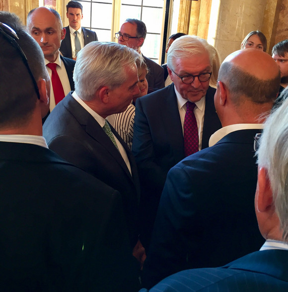 Impressionen des Besuch des Bundespräsidenten Frank Walter Steinmeier in Baden-Württemberg - Impressionen des Bundespräsidenten mit Minister Strobl 