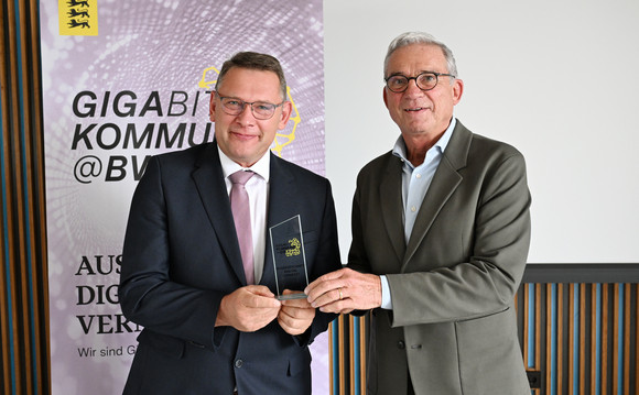 Verleihung Gigabitkommune@BW